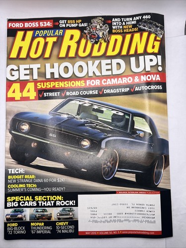 Popular Hot Rodding Magazine May 2010 Back Issue