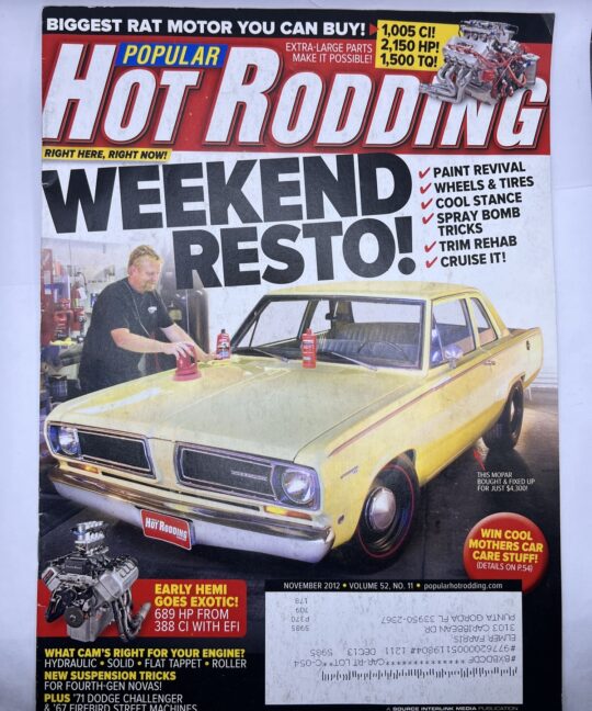 Popular Hot Rodding Magazine November 2012 Issue