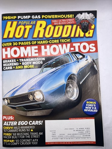 Popular Hot Rodding Magazine October 2009 Back Issue
