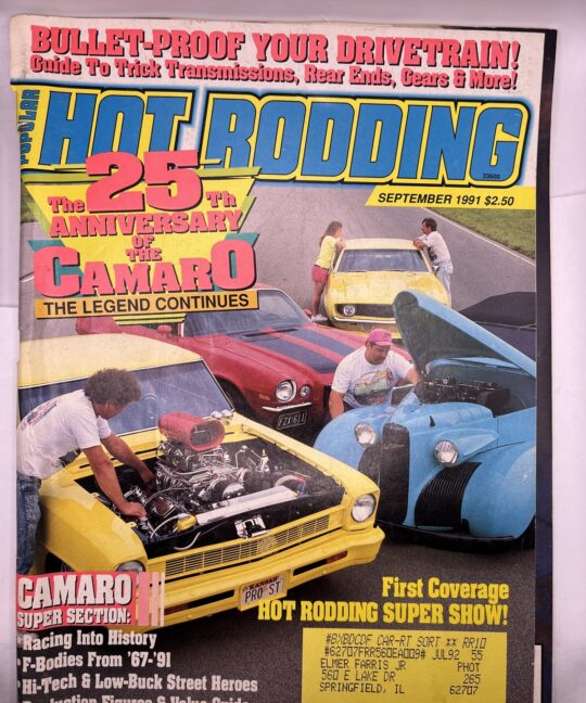 Popular Hot Rodding Magazine September 1991 Issue