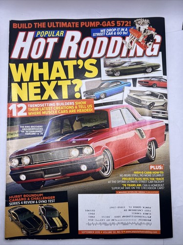Popular Hot Rodding Magazine September 2010 Back Issue