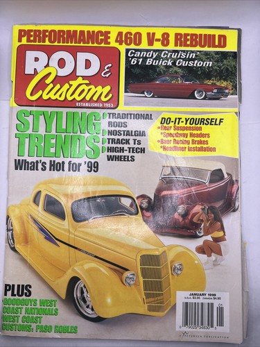 Rod And Custom Magazine January 1999 Back Issue
