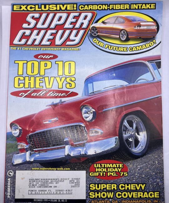 Super Chevy Magazine December Issue 1999