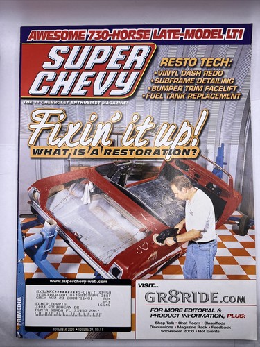 Super Chevy Magazine November 2000 Back Issue