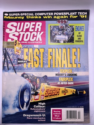 Super Stock & Drag Magazine (￼Computer Power Plant Tech) February 1991 Issue