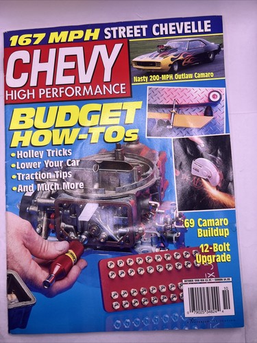 Chevy High Performance Magazine October 1998 Back Issue