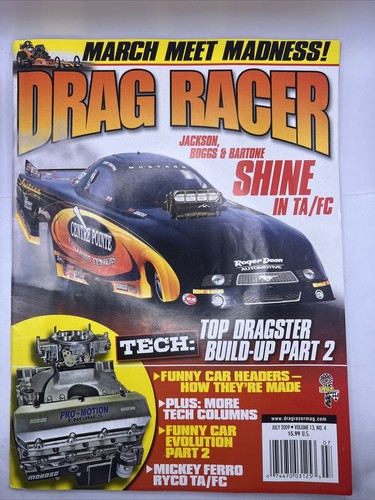 Drag Racer Magazine July 2009 Back Issue