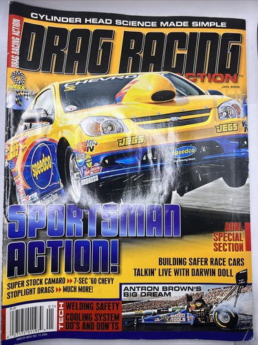 Drag Racing Action Magazine January 2009 Issue