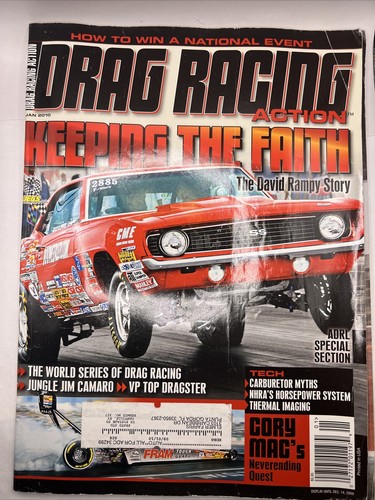 Drag Racing Action Magazine January 2010 Issue