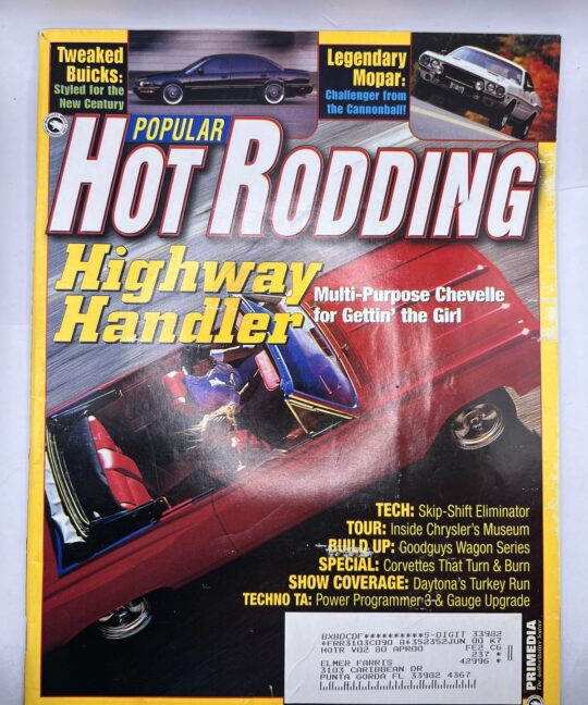 Popular Hot Rodding Magazine April 2000 Issue