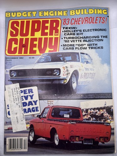 Super Chevy Magazine December 1982 Back Issue