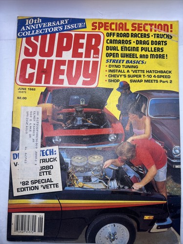 Super Chevy Magazine June 1982 Back Issue