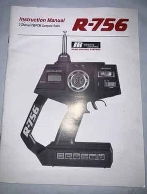Instruction manual Jr Remote R-756