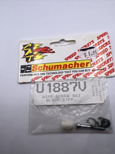 Schumacher Diff Screw Set Blade Diff U1887V SCHU1887V