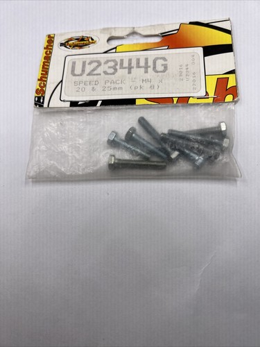 Schumacher M4 Wheel Bolts U2344 SCHU2344G Speed Pack 20x25mm