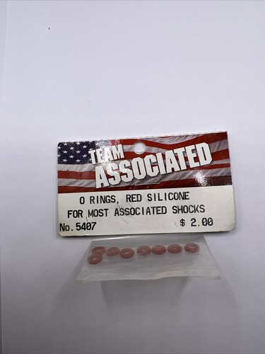Team Associated #5407 Shock Rebuild Red O-Ring (8)