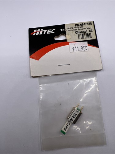 Hitec Crystal Receiver Crystal 75 MHz AM Single Conversion Ch 68 PN-6647568