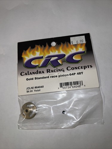 CRC 64048 "Gold Standard" Aluminum Machined 64 Pitch Pinion Gear, (48 Tooth)