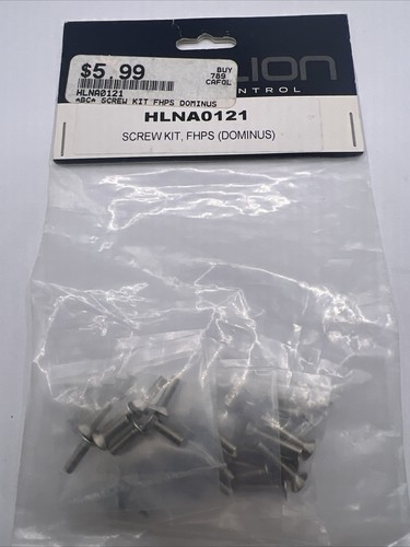 Helion Dominus Screw Kit FHPS HLNA0121 New OEM Helion Rc Car