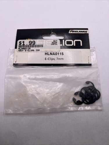 Helion Dominus E-Clips 7mm HLNA0115 New OEM Helion Rc Car