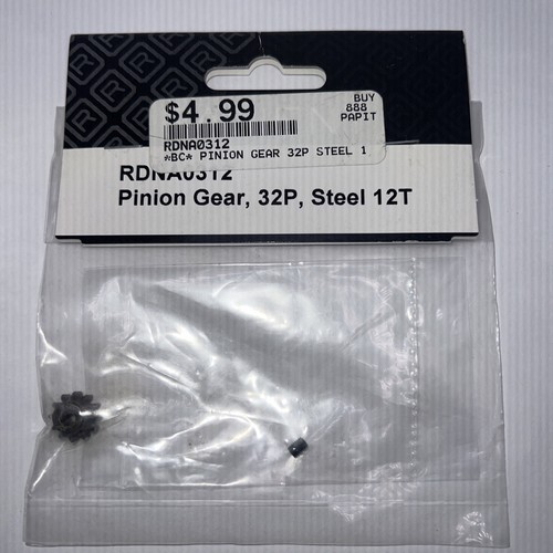 Radient Pinion Gear 32P, Steel 12T New OEM RDNA0312