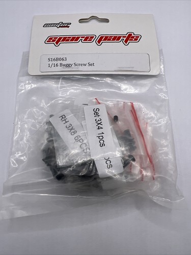 Caster Racing 1/16 Buggy Screw Set S16B063 Fusion Rc Car Part