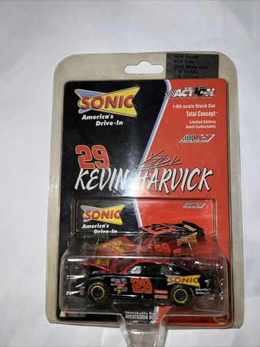 Action Kevin Harvick #29 SONIC 2002 Black Monte Carlo 1:64-Scale Limited Edition