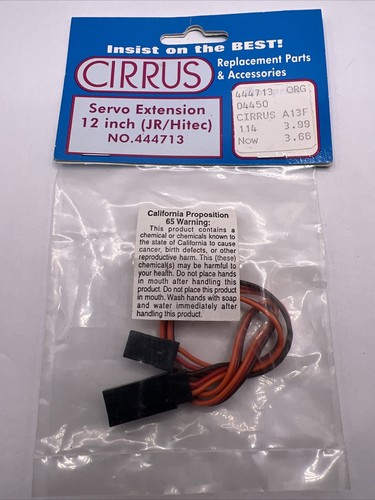 Rc Servo Extension 12” (hitec/JR) No.444713 Rc Parts