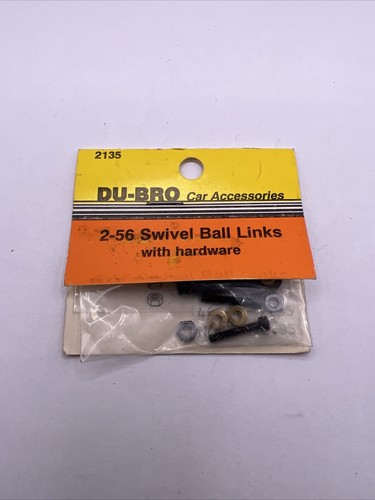 DU-BRO Swivel Ball Link Black 2-56 w/Hardware DUB2135