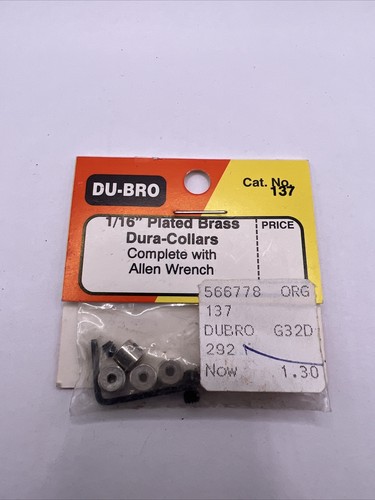 DU-BRO Dura-Collars 1/16 inch 4 DUB137