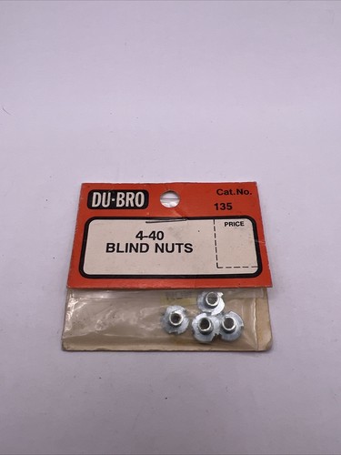 DU-BRO Blind Nuts 4-40 (4) DUB135