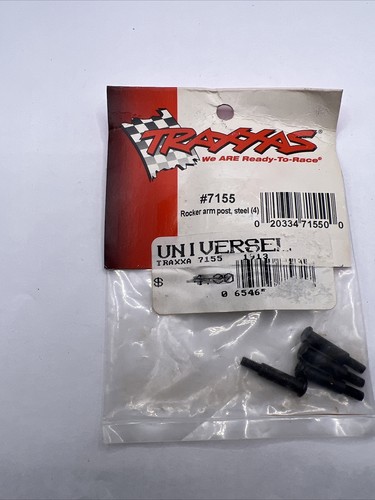 Traxxas 7155 Steel Rocker Arm Post (4) 1/16 E-Revo/Slash NEW IN PACKAGE TRA1