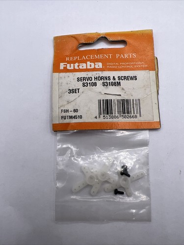 Futaba Servo Horns & Screws S3108 S3108M FUTM4510