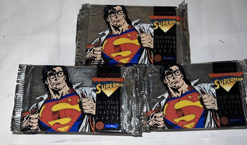 1993 Skybox: Superman- The Return of Superman Trading Cards (31 Packs) Lot