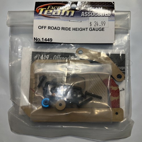 Team Associated #1449 Off Road Ride Height Gauge NIP NOS