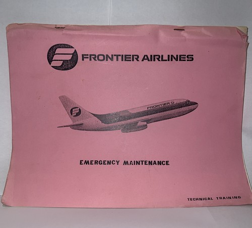Boeing 737-200 Emergency Maintenance Technical Training Manual 1978