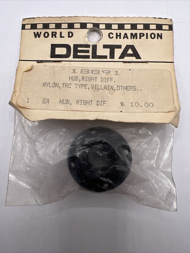 Delta Villain Hub Right Diff Vintage Rc Car Part Nylon TRC 18891