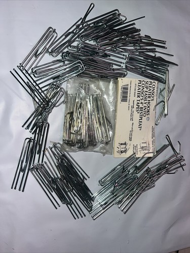 Conso Nip-Tite Pleater Hooks 32180 10 Hooks & 4 End Pins LOT