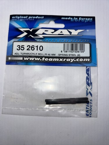 Xray adj. turnbuckle m3 l/r 45 mm - spring steel 2 XRA352610