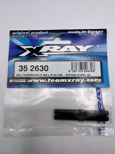 Couple Rods XB8/XB8R Adj. Turnbuckle M5 L/R 1 31/32in XRAY 352630 IN Steel RC