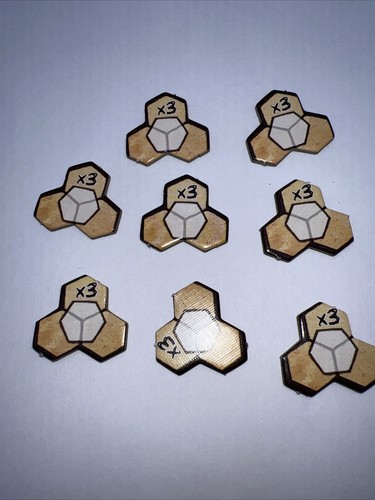 Lewis & Clark The Expedition Board Game Pieces 8 Resource Multiplication Markers