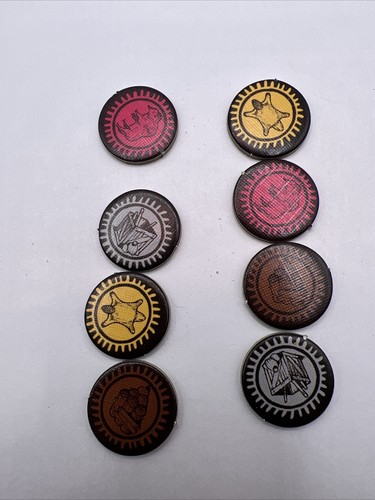 Lewis & Clark The Expedition Board Game Pieces 8 Resource Badge Tokens