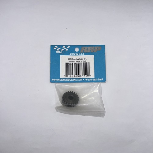 Robinson Racing Extra Hard 21 Tooth Blackened Steel 32p Pinion 5mm RRP8621