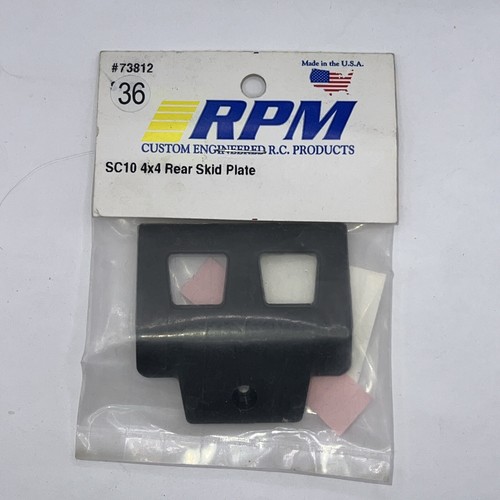 RPM Rear Skid Plate Team Associated SC10 4x4 RPM73812
