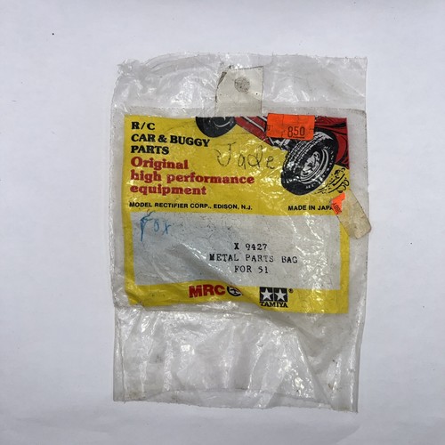 Tamiya x9427 Tamiya FOX Metal Parts Bag NIB Made in Japan