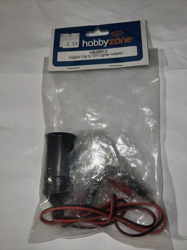 Hobbyzone Alligator Clip to 12v Lighter Adaptor Rc HBZ6513
