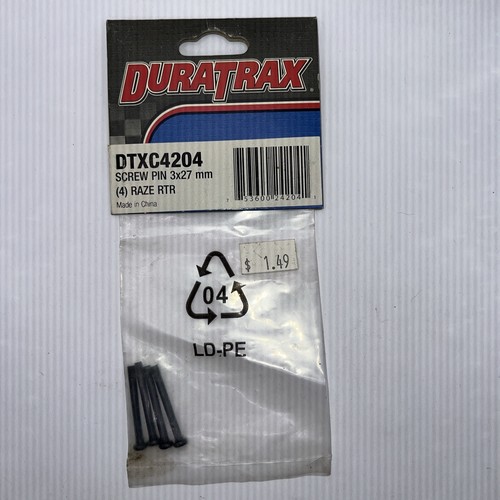 Duratrax Screw Pin 3x27mm (4) Raze RTR DTXC4204