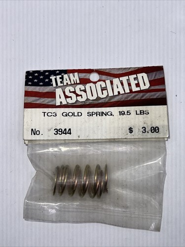 Team Associated TC3 Gold Spring Set 3944 New Oem 19.5 Lbs