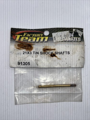 Team Associated Tin Shock Shaft 21x3 New 91305