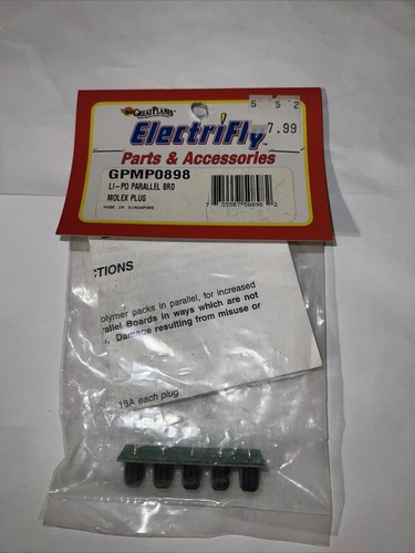 Great Planes Li-PO Parallel Board Molex Plug Electrifly RC Parts FS GPMP0898